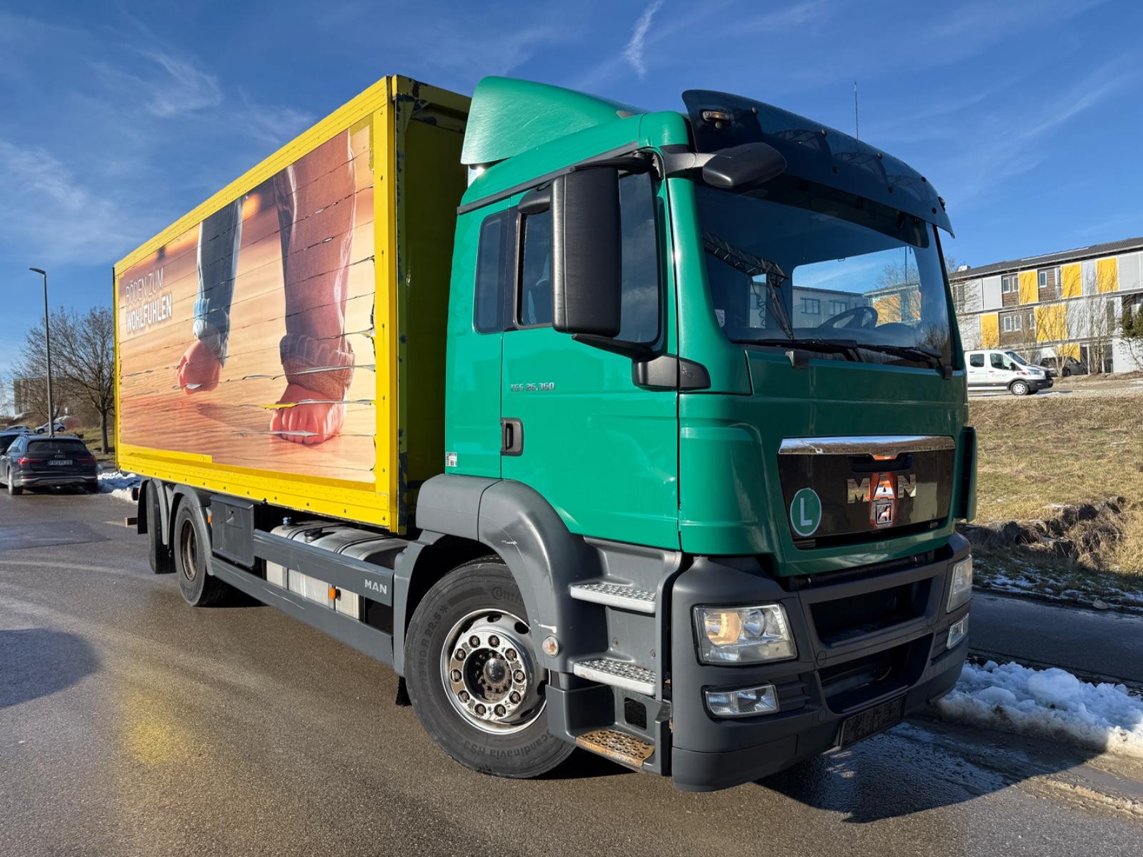 MAN 26.360-2LL,Lift u Lenkachse,Elek.seitwand,Schalt