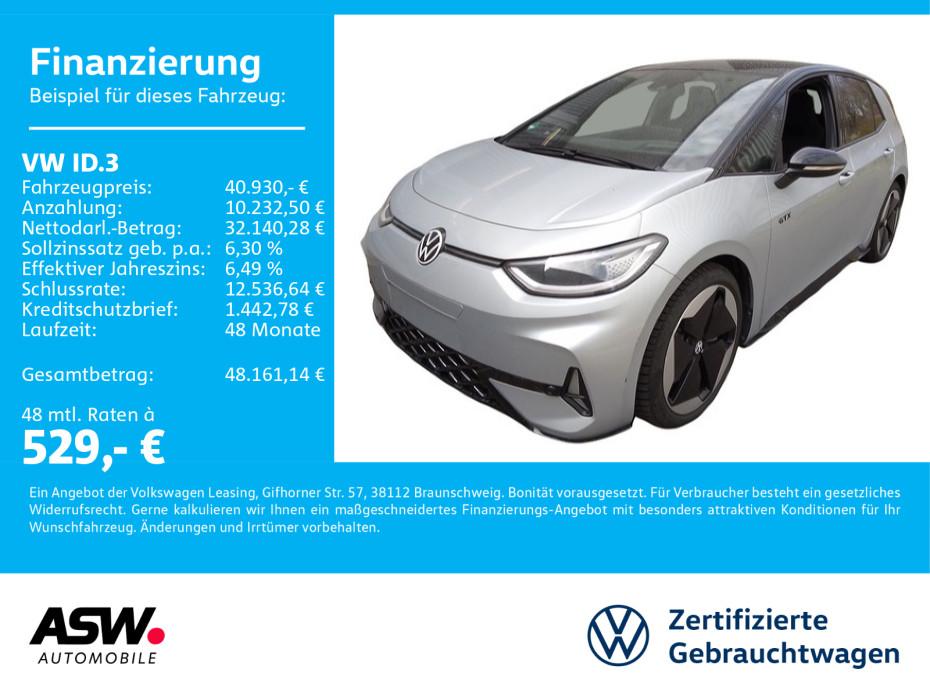 Volkswagen ID.3 GTX Matrix Navi SHZ ACC HUD DCC Wärmepumpe