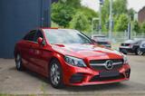 Mercedes-Benz C 200 AMG Widescreen HUD Distronic Burmester LED - Mercedes-Benz C 200: Rot, Metallic