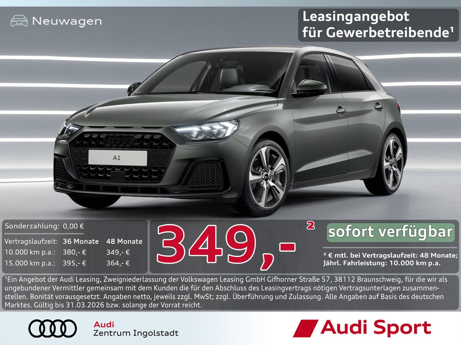 Audi A1 Sportback advanced 30 TFSI LED UPE 38.235,-