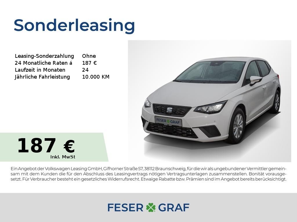 Seat Ibiza Road Edition 1.0 TSI DSG/DAB/RFK/SHZ