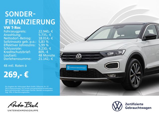 Volkswagen T-Roc 1.0 TSI Style, Navi, LED, Rückfahrkamera,