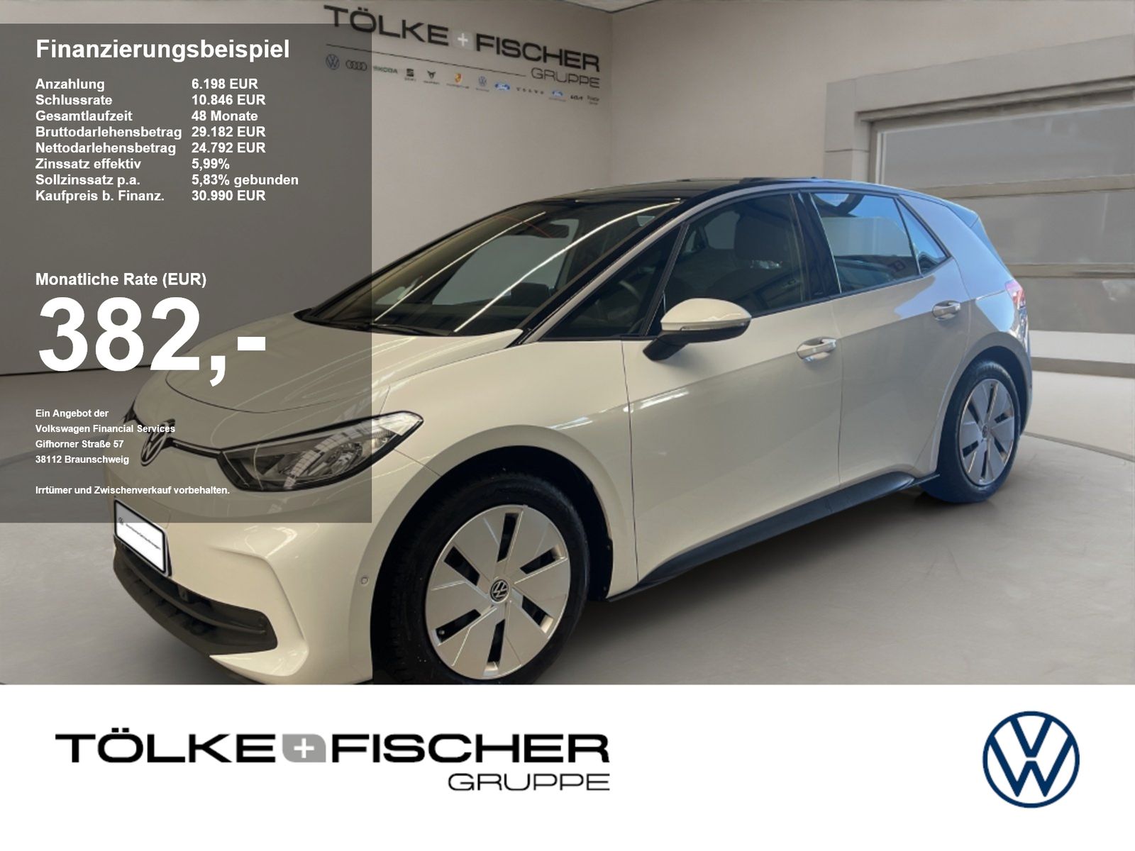 Volkswagen ID.3 (58kWh) Pro ACC AUT Kam. Navi DynLicht LED