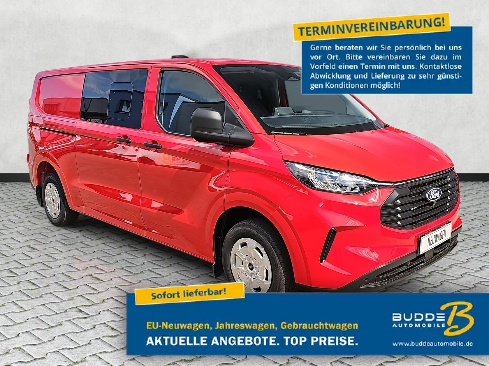 Ford Transit Custom Kasten DoKa 2.0 EB 320 L2H1 AHK