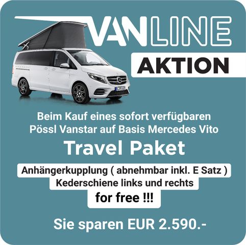 POESSL Vanstar Vito 116CDI 4x4 AHK SHZ Campbox Travelp.