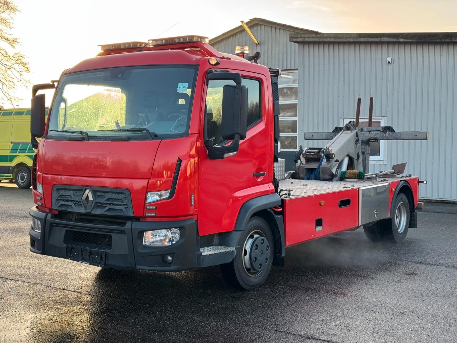 Renault D180 OMARS Abschlepp + Vollauto. HUBBRILLE