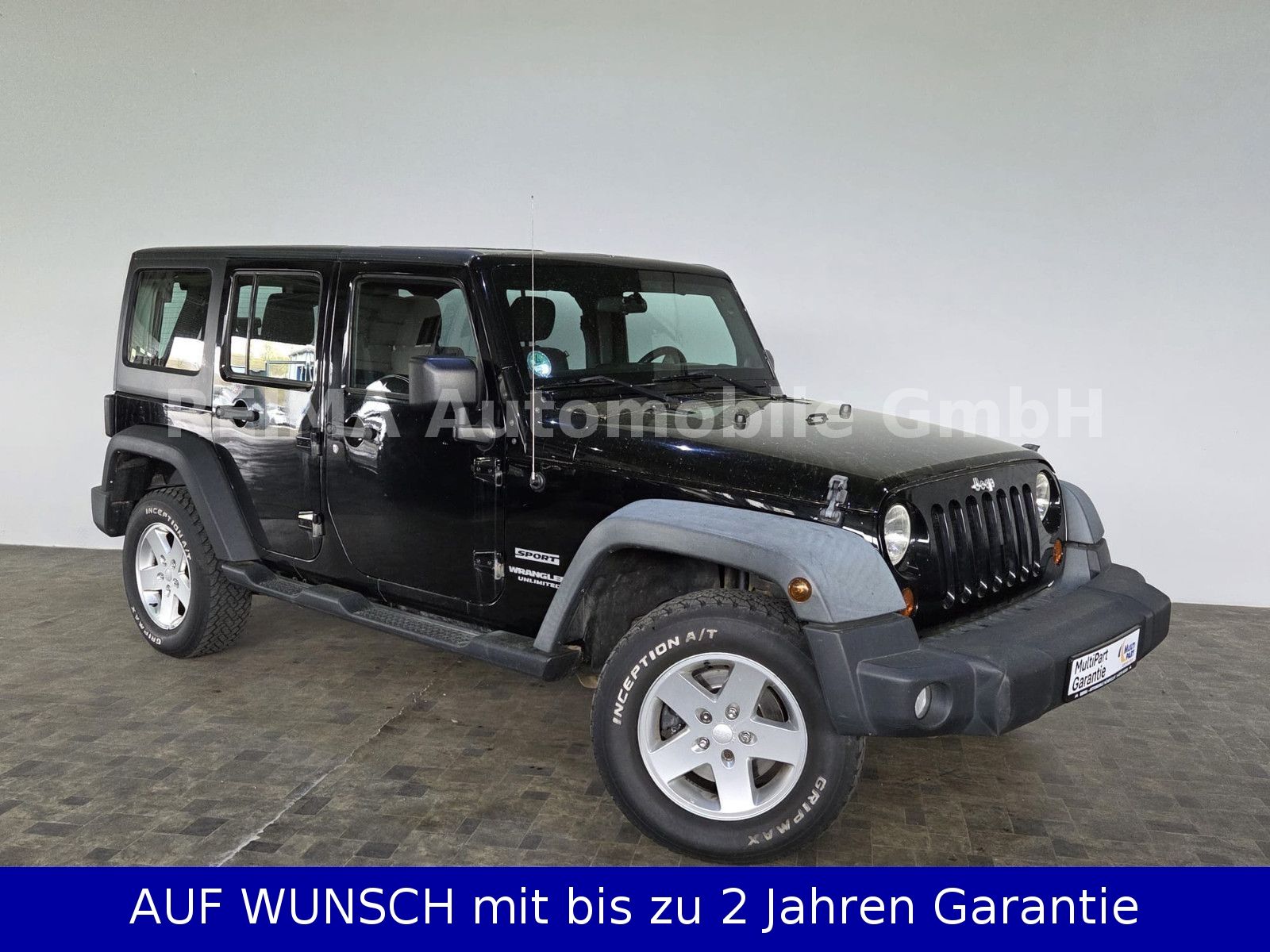 Fahrzeugabbildung Jeep Wrangler Unlimited Sport 5 türig , AHK