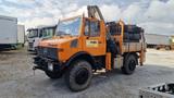 Unimog U1650 Kran Hiab 100 Seilwinde 6 Ersatzreifen - Unimog Seilwinde