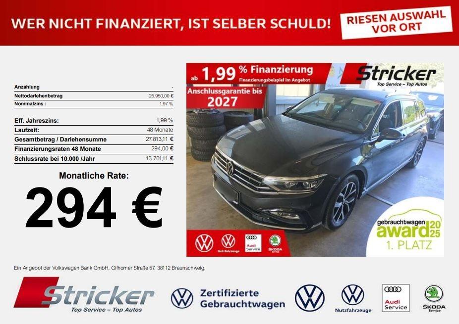 Volkswagen Passat Variant RLine 20TDI DSG 4M 294ohne An 2021
