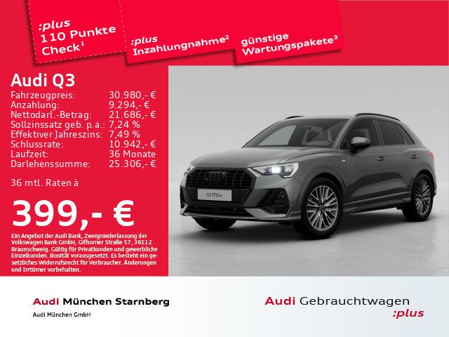 Audi Q3 45 TFSI e S line S tronic R Kamera Navi+ PDC+