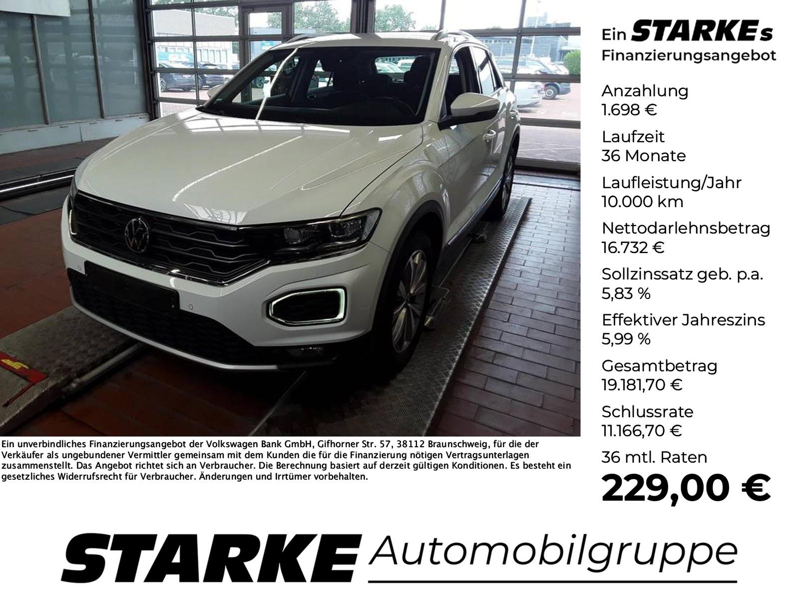 Volkswagen T-Roc 2.0 TDI Style LED Kamera PDC LM Tempo Kli, миниатюра 9