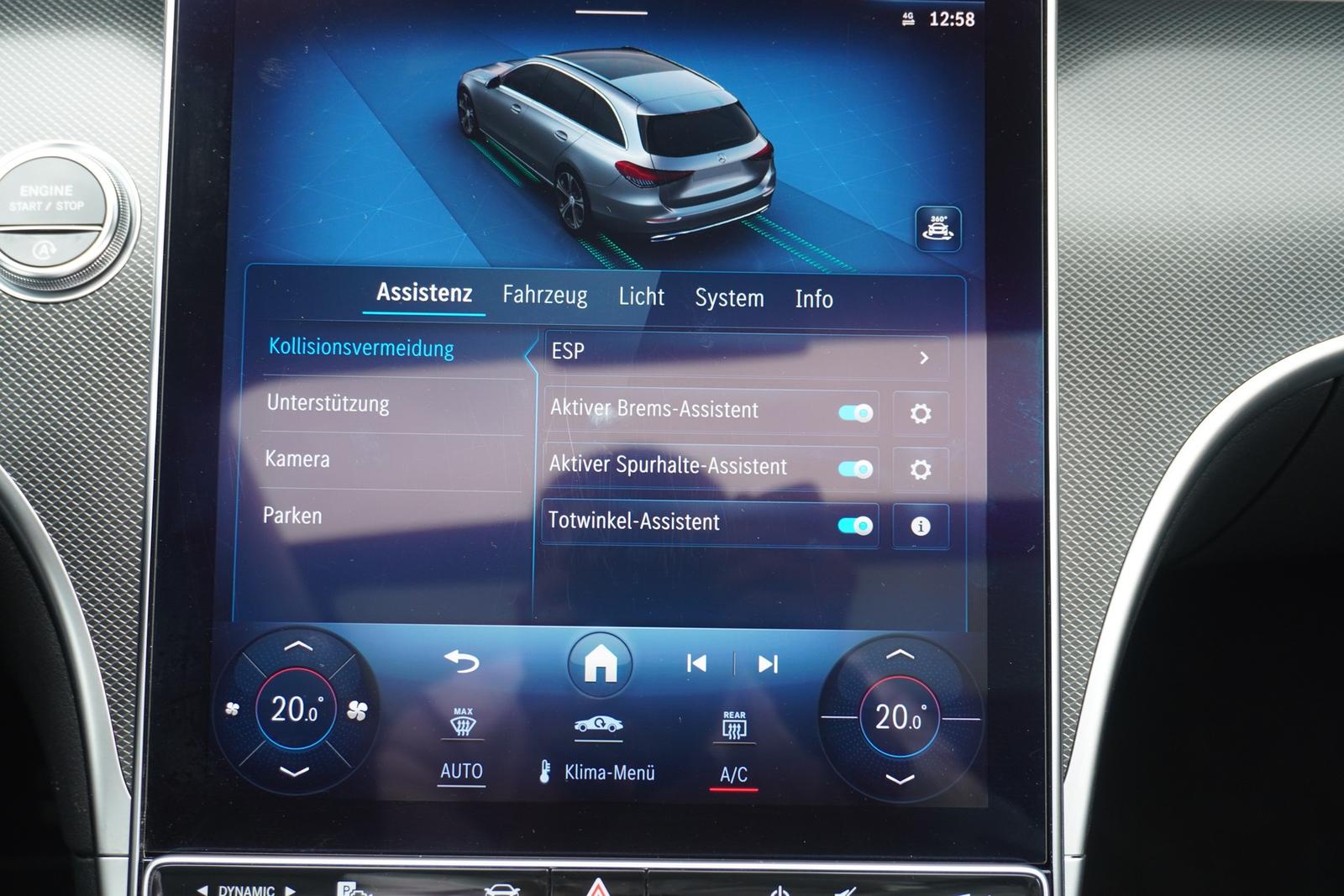 Mercedes-Benz C-Class C180 T-Modell AMG Line LED Navi Panorama Kamera, миниатюра 19