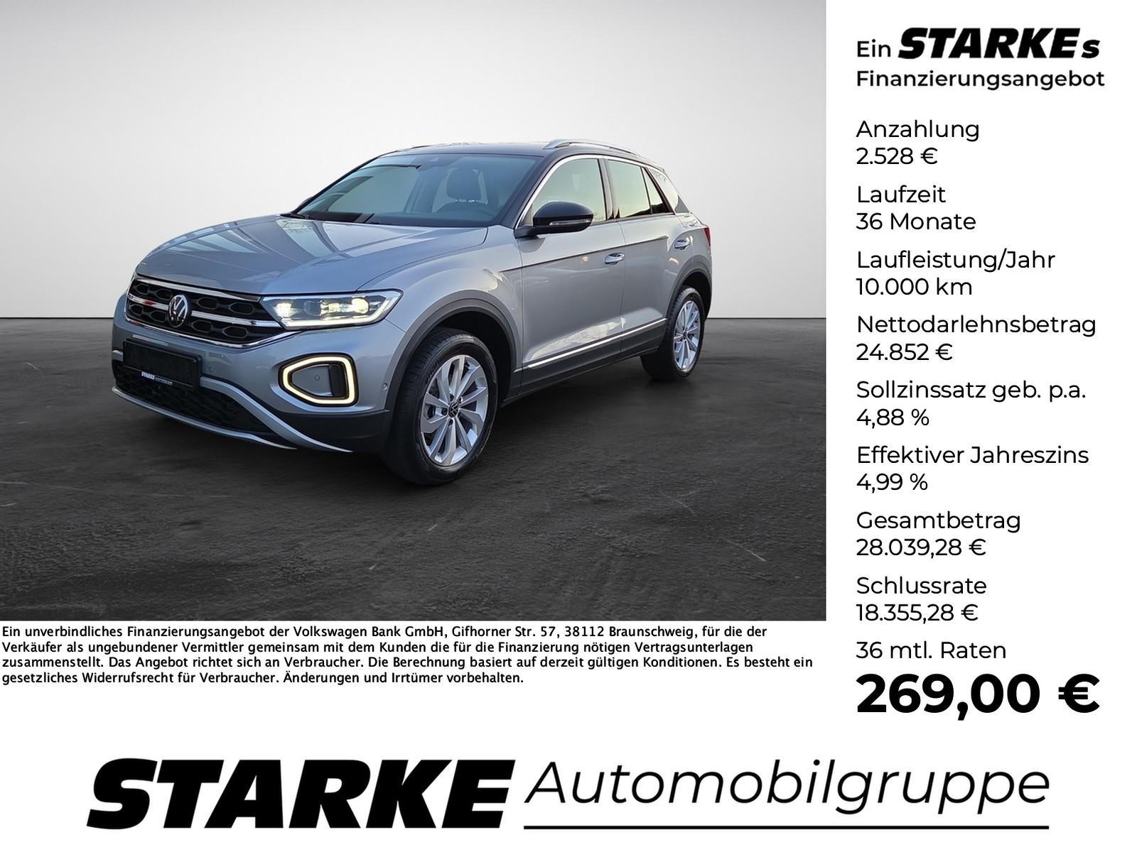 Volkswagen T-Roc 1.5 TSI DSG Style LED Light Assist Digital