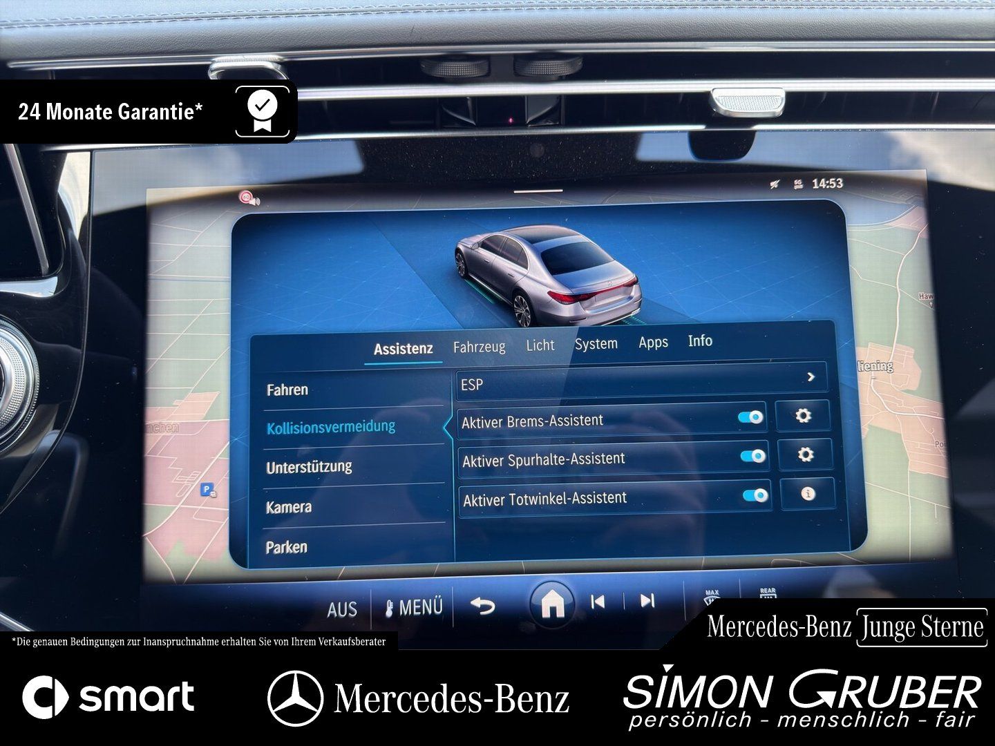 Fahrzeugabbildung Mercedes-Benz E 400 e 4M AMG Airmatic Nappa Superscreen HAL