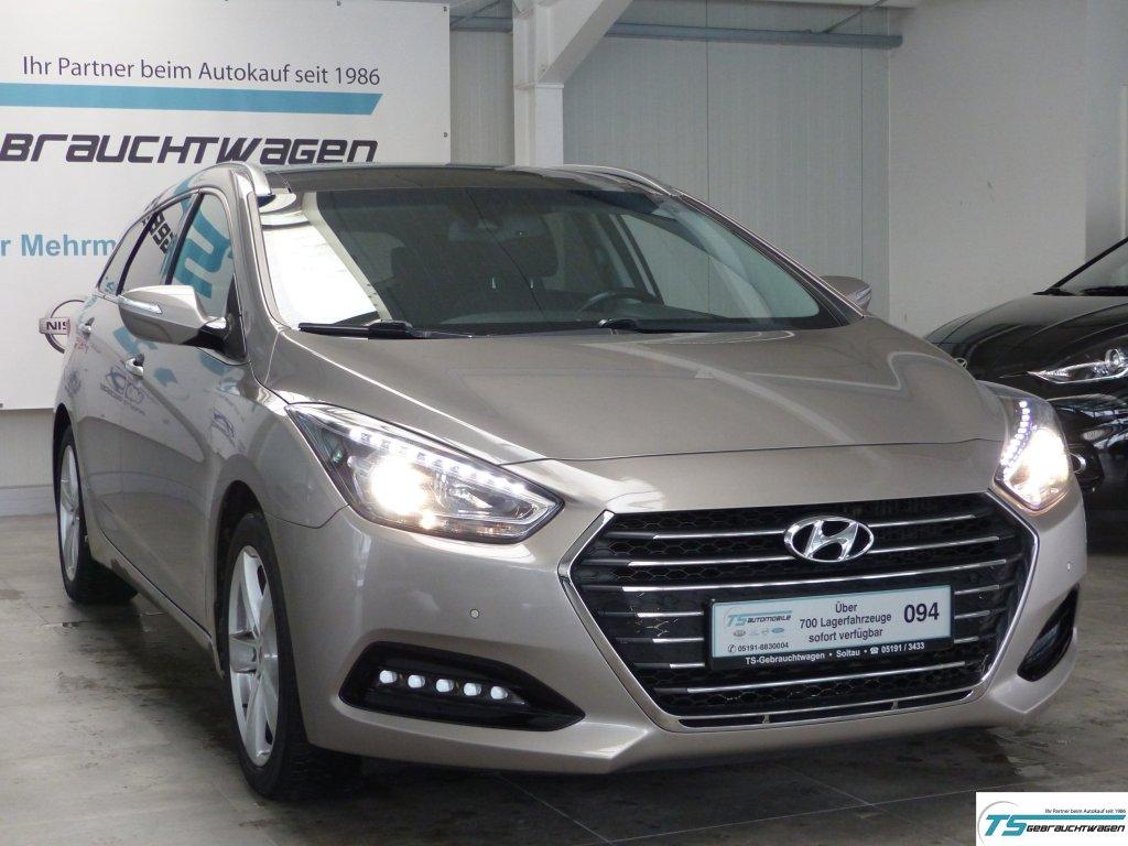 Hyundai i40 blue Style Automatik+AHK+el.Panodach+4xShzg