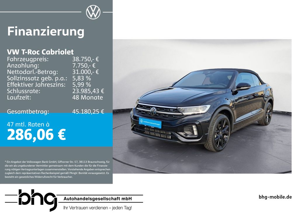 T-Roc Cabriolet 1.5 TSI OPF DSG R-Line