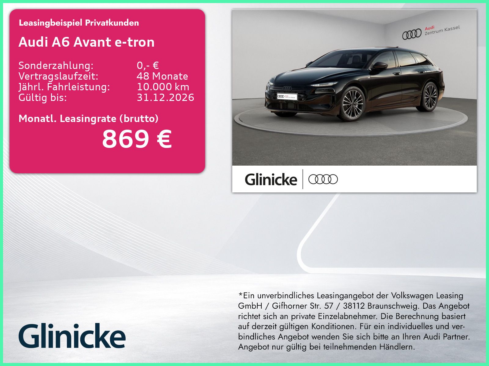 Audi A6 Avant e-tron S line perf. Matrix AHK 360°