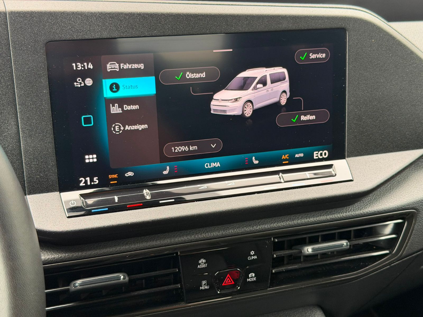 Fahrzeugabbildung Volkswagen Caddy TSI eHybrid DSG ACC LED SHZ AHK-vorb. BLIS