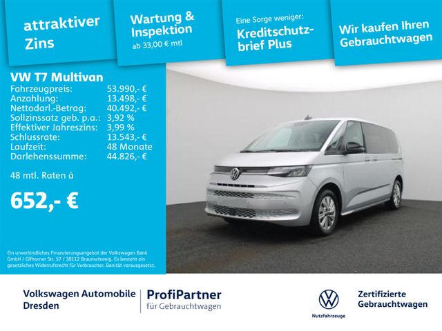 Volkswagen T7 Multivan Life LED NAV AHZV KAMERA TISCH LEDER