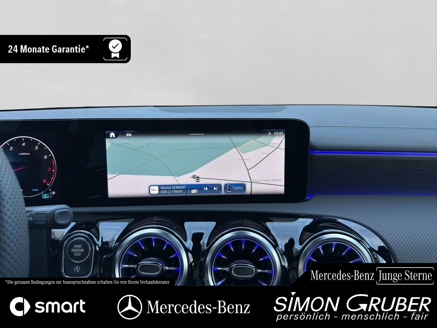 Fahrzeugabbildung Mercedes-Benz CLA 250 4M AMG Fahrass Burm MBeam Memory 360