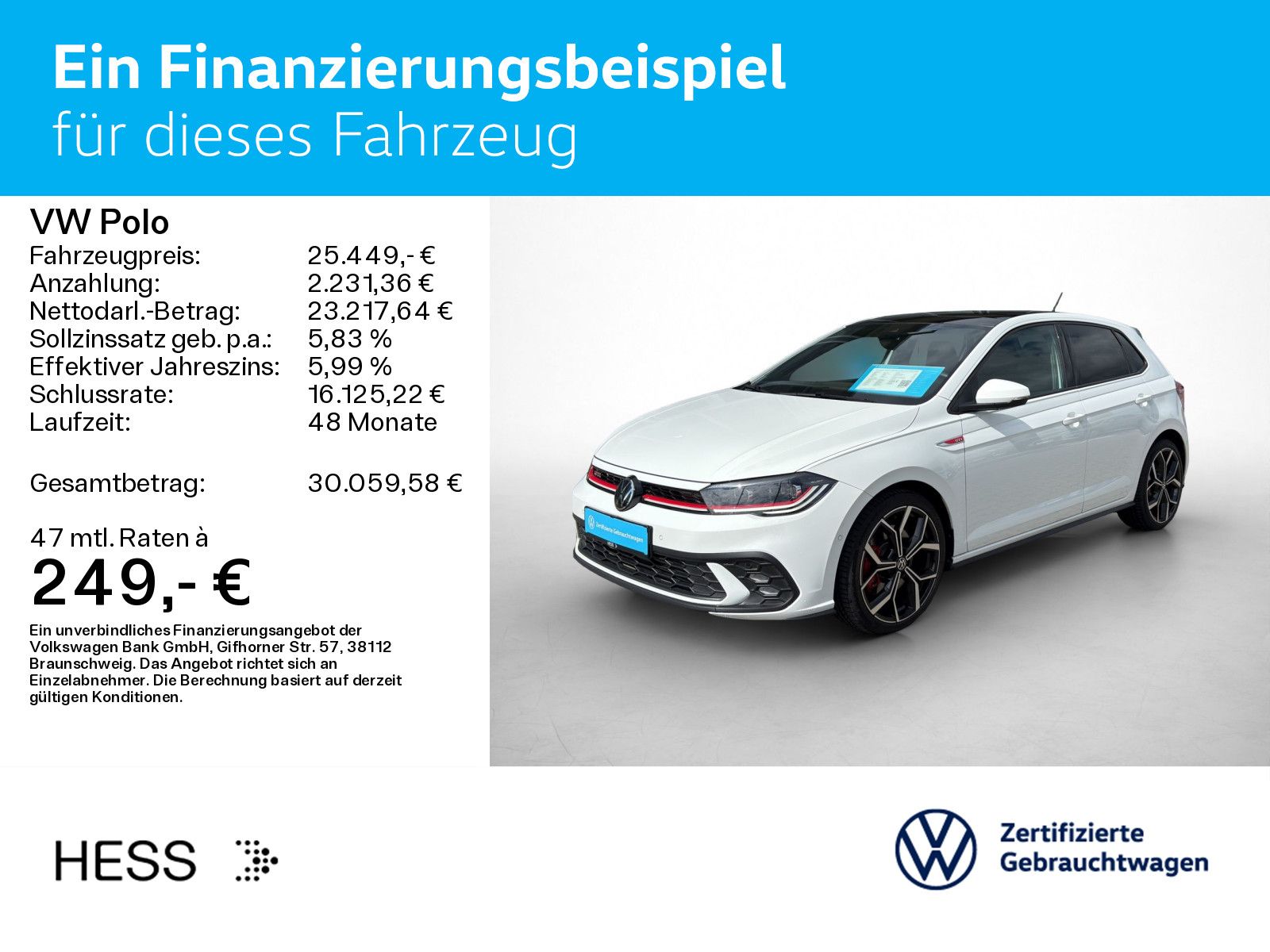 Volkswagen Polo 2.0 TSI DSG GTI IQ.LIGHT PANO KAMERA PDC SH foto 2
