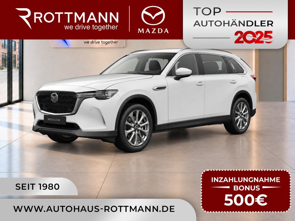 Abbildung Leasingangebot Mazda CX-80 Plug-In 327ps Aut. PHEV AWD EXCLUSIVE-Line
