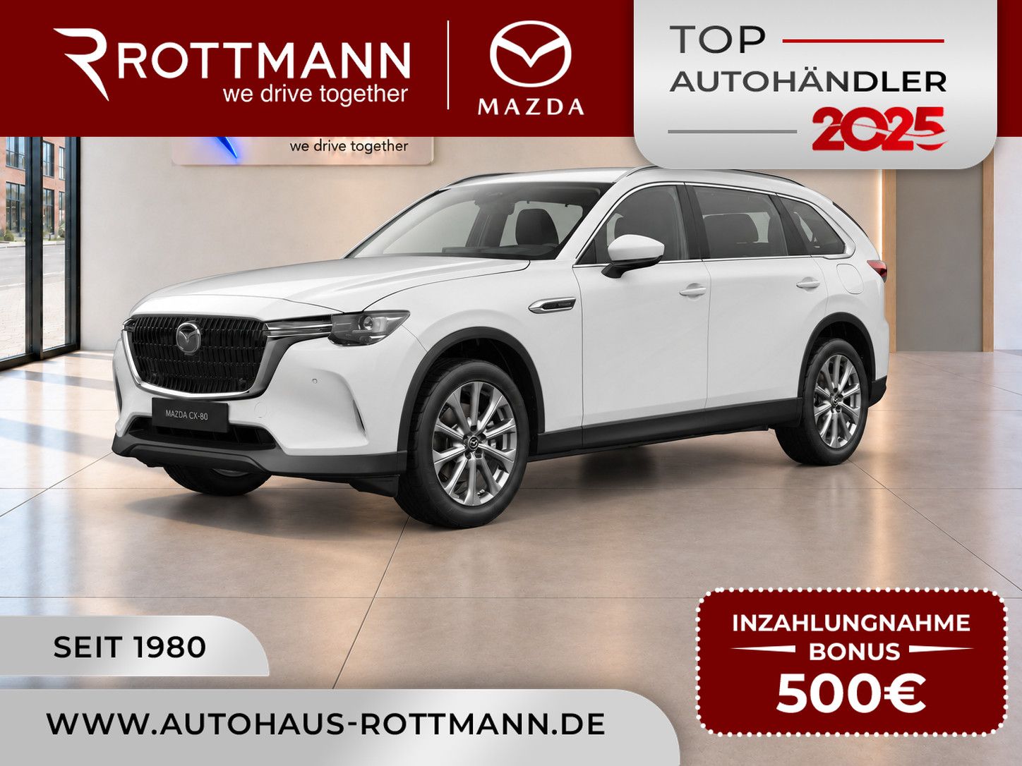 Mazda CX-80 Plug-In 327ps Aut. PHEV AWD EXCLUSIVE-Line