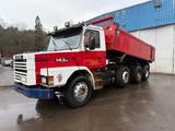 Scania T 143 8x2 tipper full steel manual big axel - Scania 143 m