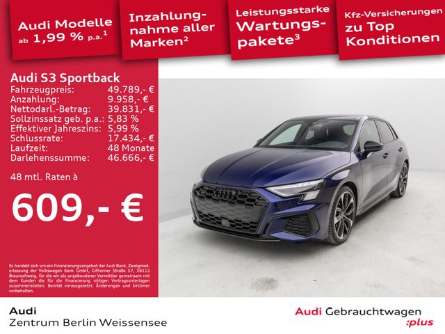 Audi S3 Sportback 2.0 TFSI S-TRO*QU*MATRIX*HUD*B&O*RK