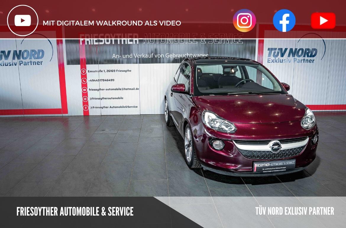 Opel Adam 1.2 ecoFLEX Glam Panorama Klimauto 1. Hand