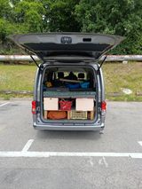 Nissan NV200 mit Campingbox - Nissan NV200 mit Diesel-Antrieb: Navigationssystem, Kleinbus