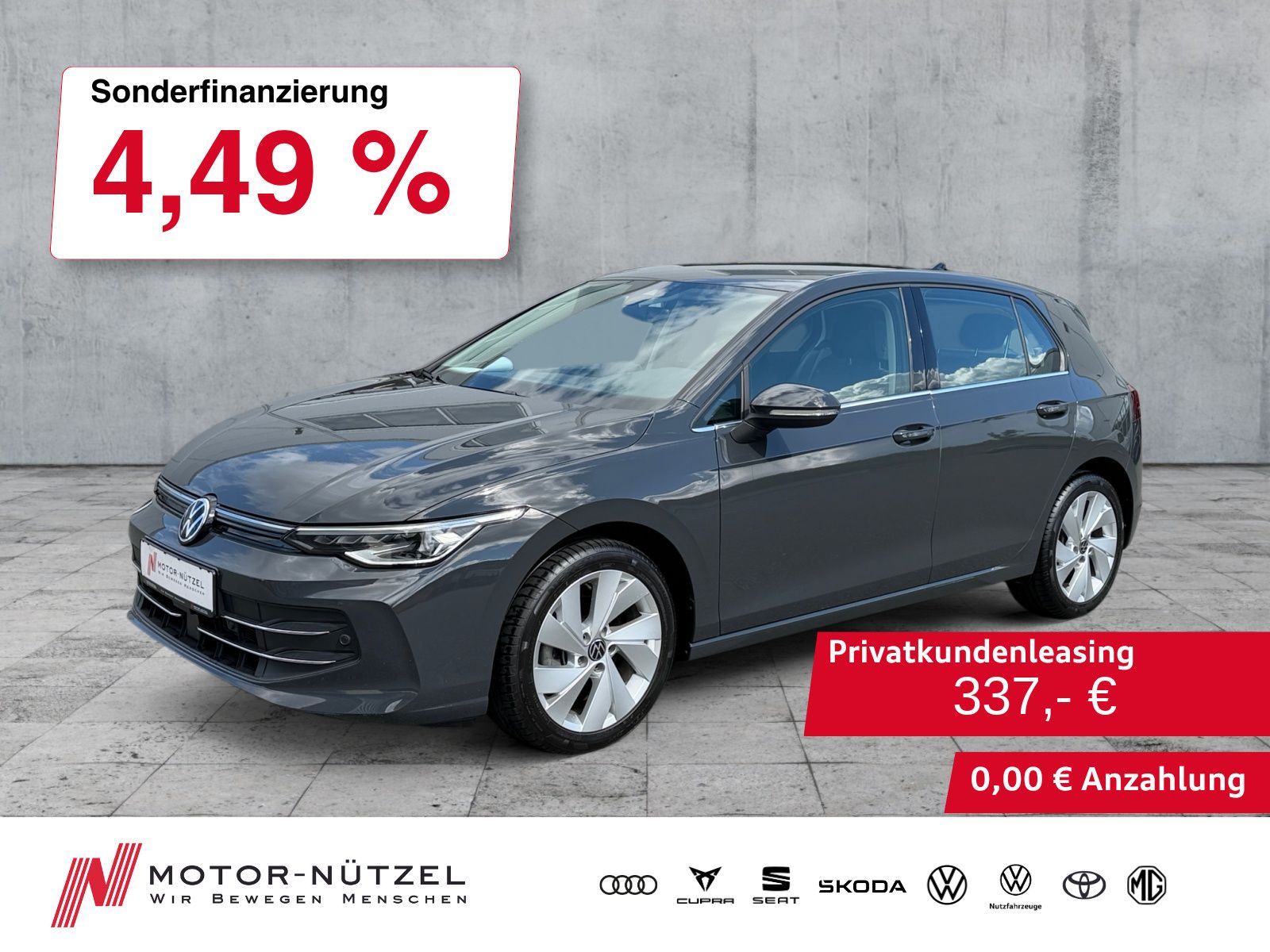 Volkswagen Golf VIII 1.5 TSI STYLE LED+APP+ACC+RFK+2xPDC