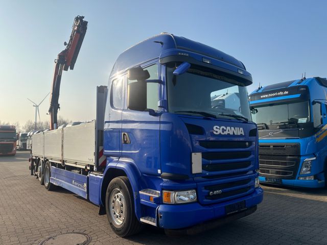 Scania G450 Baustoff Palfinger PK22002EH FUNK Container