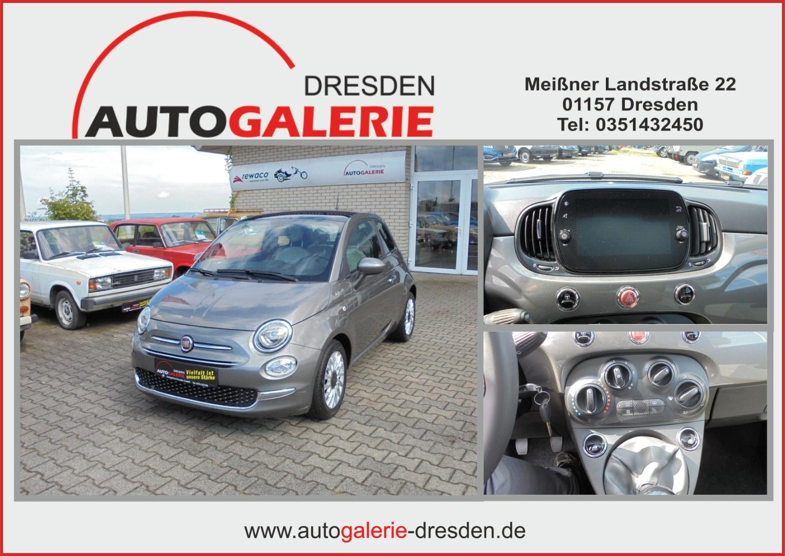 Fiat 500 DolceVita, PDC,Klima,Glasdach,Tempomat,NSW,