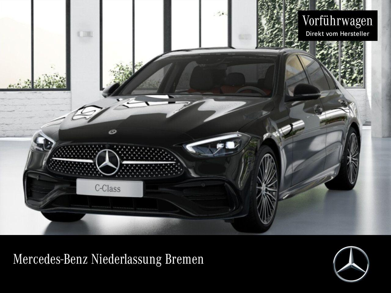 Mercedes-Benz C 180 AMG+NIGHT+PANO+360+LED+19"+TOTW+KEYLESS+9G