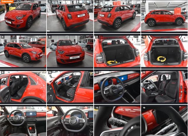 Fiat 600e Red  CarPlay  52KW/h sofort     NP.37.680,-