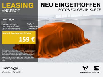 Volkswagen Leasingangebot: Volkswagen Taigo 1.0 TSI GOAL PANO KAMERA IQ.LIGHT NAVI