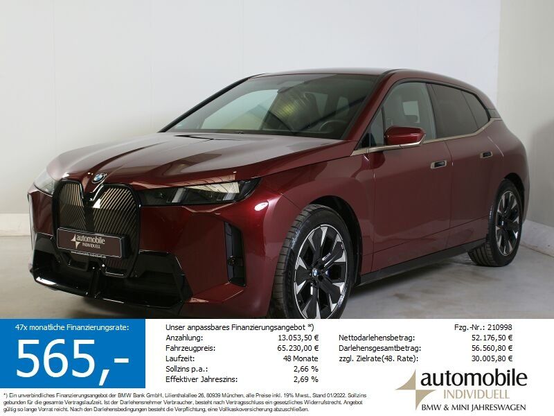 BMW iX xDrive45 M Sport UVP. 98300.-H&amp;K AHK 0.25%!!