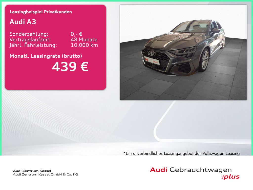 A3 Lim. 35 TDI S line LED Kamera Navi Carplay