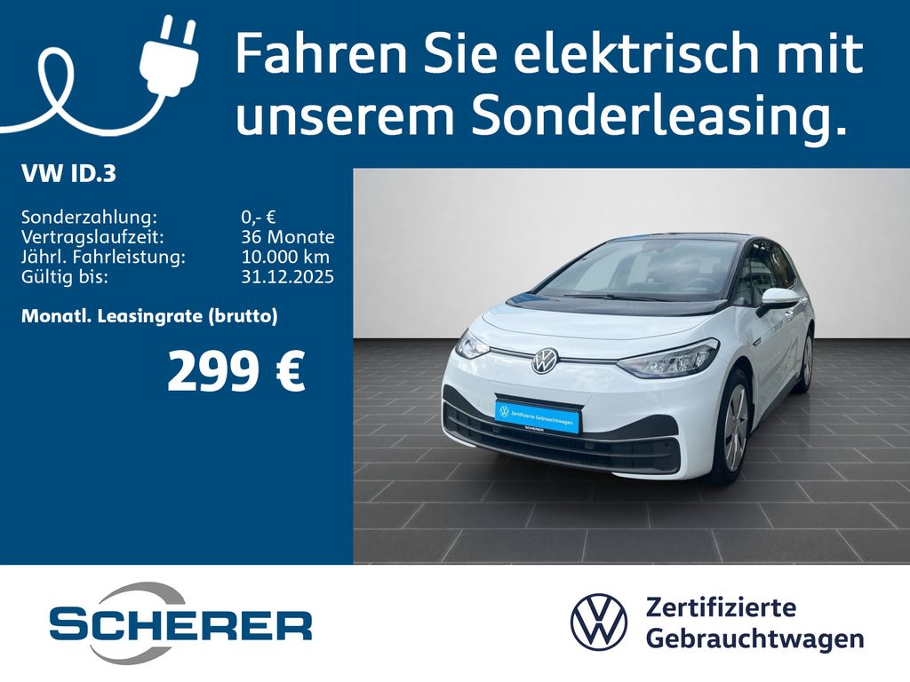Volkswagen ID.3 Pro 62kWh CARPLAY KEYLESS LED NAVI PDC WÄRM
