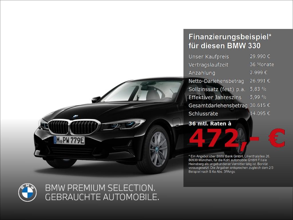 BMW 330 e Limousine Advantage Anhängerkupplung Head 