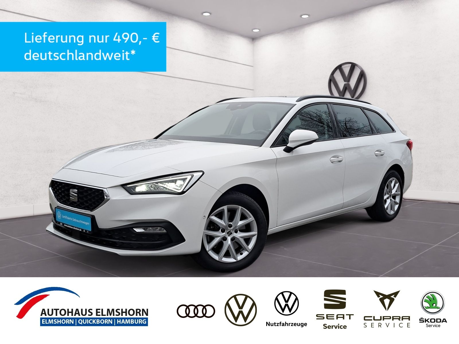 Seat Leon Sportstourer Style 2.0 TDI DSG PANO NAV LED