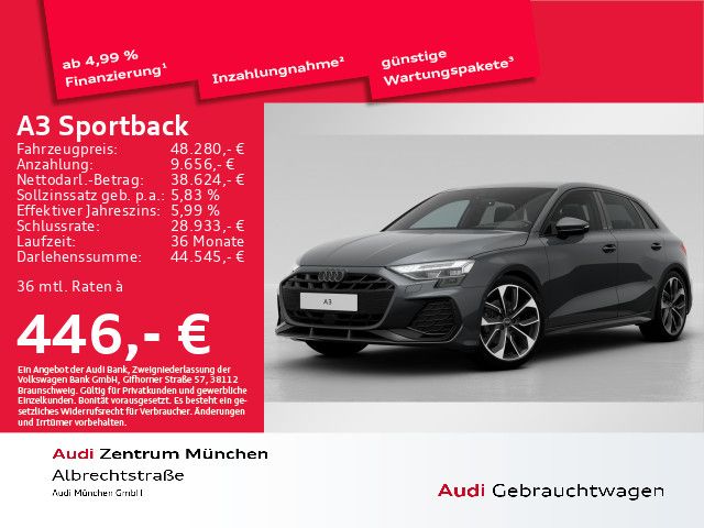 Audi A3 Sportback S line 35 TFSI Ambiente-Lichtpaket+