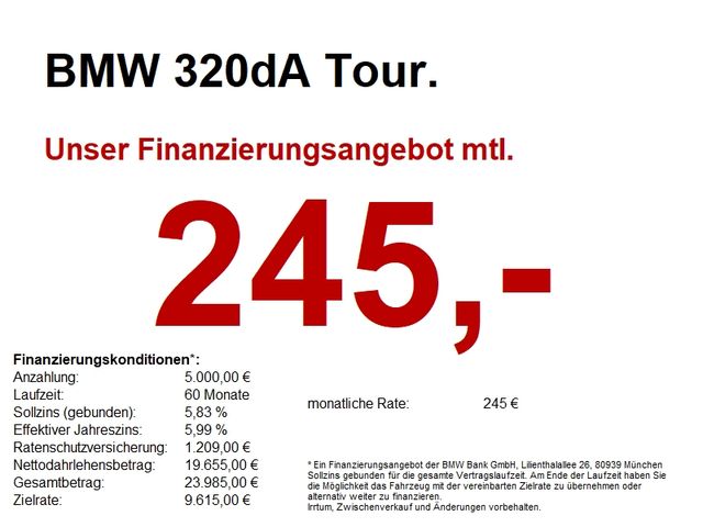 BMW 320dA Tour. Advantage Nai.LED.M-LR.DriveAs.WLAN