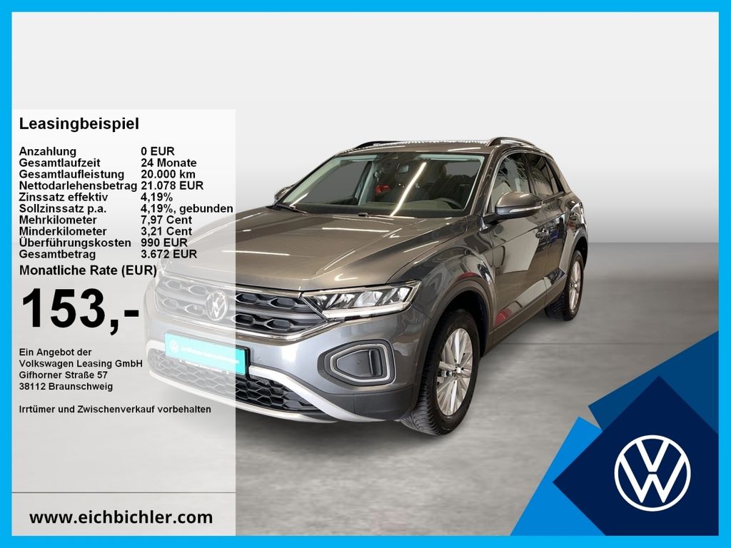 Volkswagen T-Roc Life 1.0 TSI ParkAss. LED LM KlimaA Navi