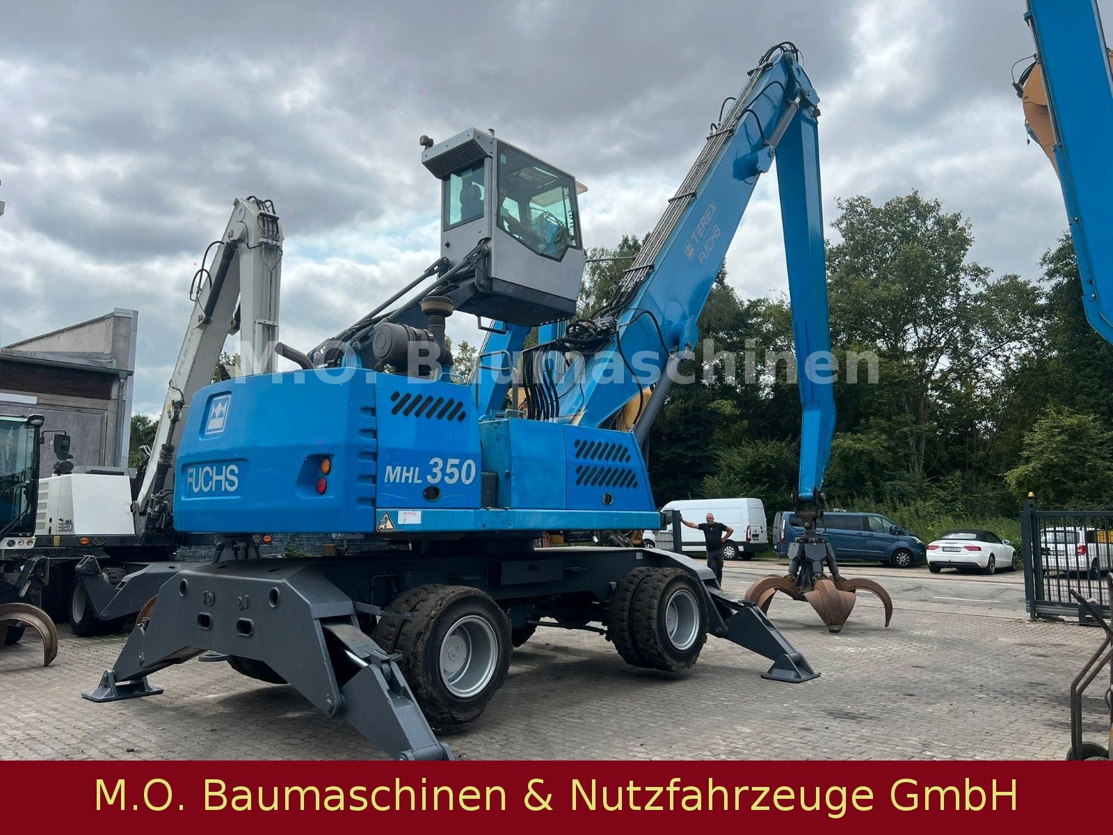 Fahrzeugabbildung Fuchs MHL 350  / AC  /Polypgreifer / ZSA /AC / Hochf.K