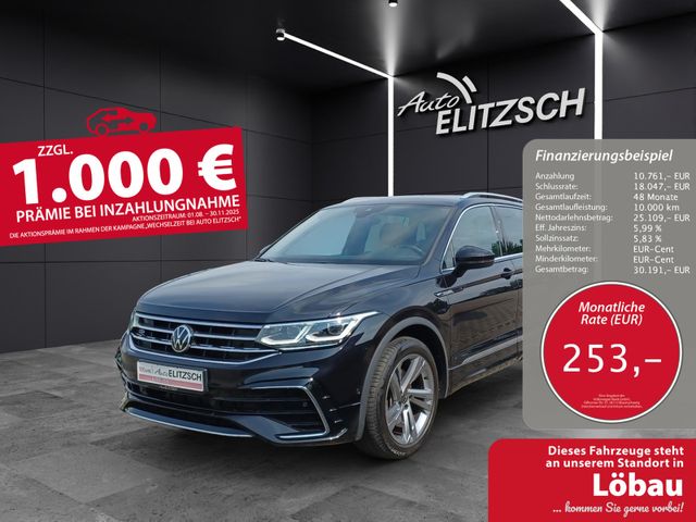 Volkswagen Tiguan TSI R-Line 4M DSG STH Matrix AHK Navi AID