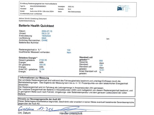 e-tron 55 quattro S line Sitzlüftung/Kamera/ACC