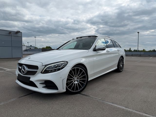 MERCEDES-BENZ C 300 d T AMG Panorama Kamera Burmester 19 Zoll