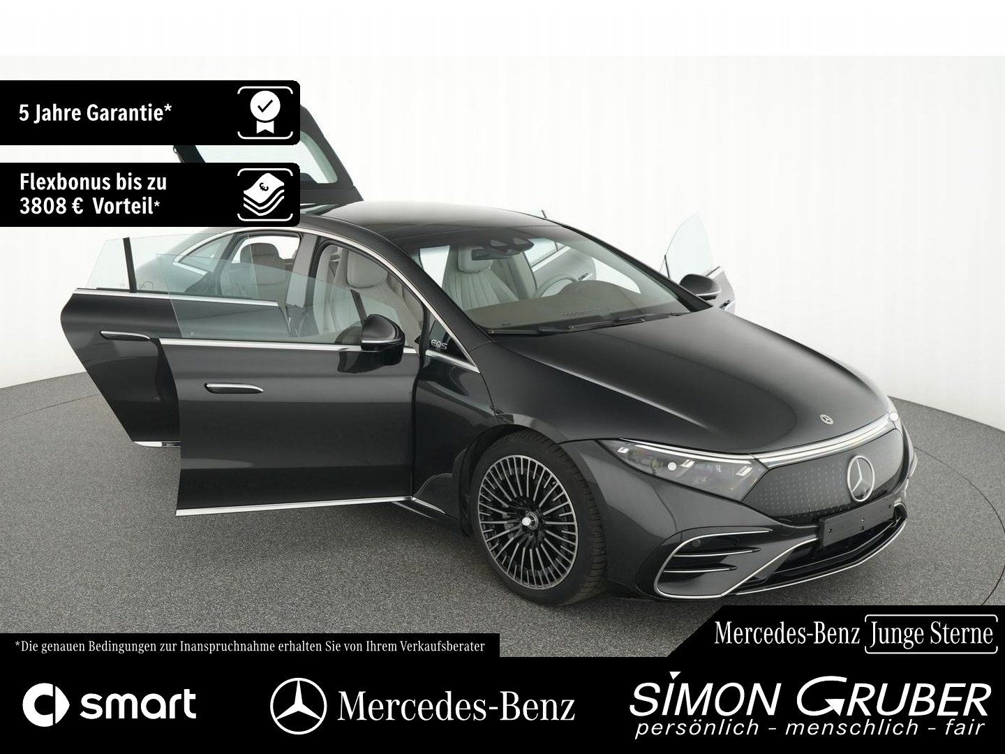 Fahrzeugabbildung Mercedes-Benz EQS 450+ AMG Pano Hyperscreen Burm Mod 25 118kw